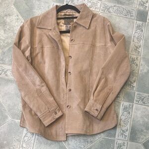 Vintage Suede Beige Jacket